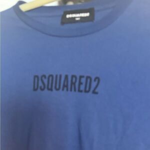 DSquared2 logo tee shirt big novelty tee top y2k designer unisex